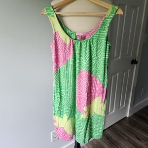 Lilly Pulitzer Sleeveless Silk Blend Dress XS